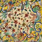 '[Flora & Fauna]' - 1920's Gouache Design for a French Silk Scarf, Framed