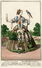 'The Puppet Maker and The Doll Maker' - A Pair of 18th-Century Unframed Personification Engravings, Unframed