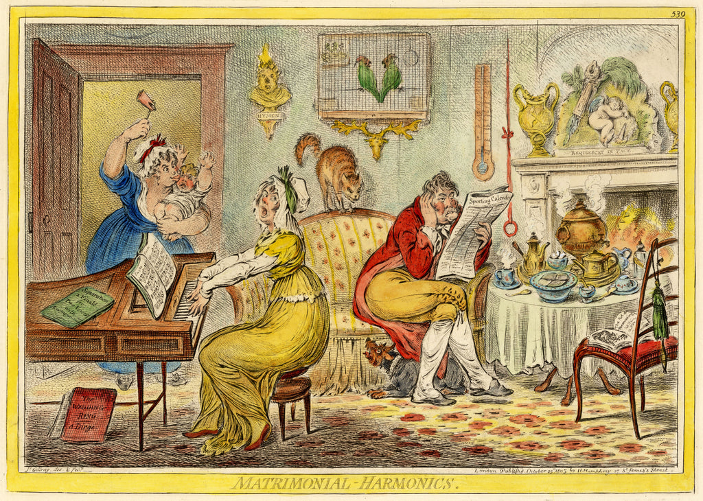 [SOLD] 'Harmony before Matrimony & Matrimonial Harmonics', Framed