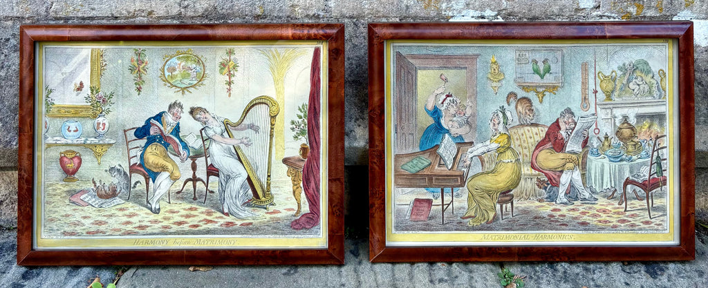 [SOLD] 'Harmony before Matrimony & Matrimonial Harmonics', Framed