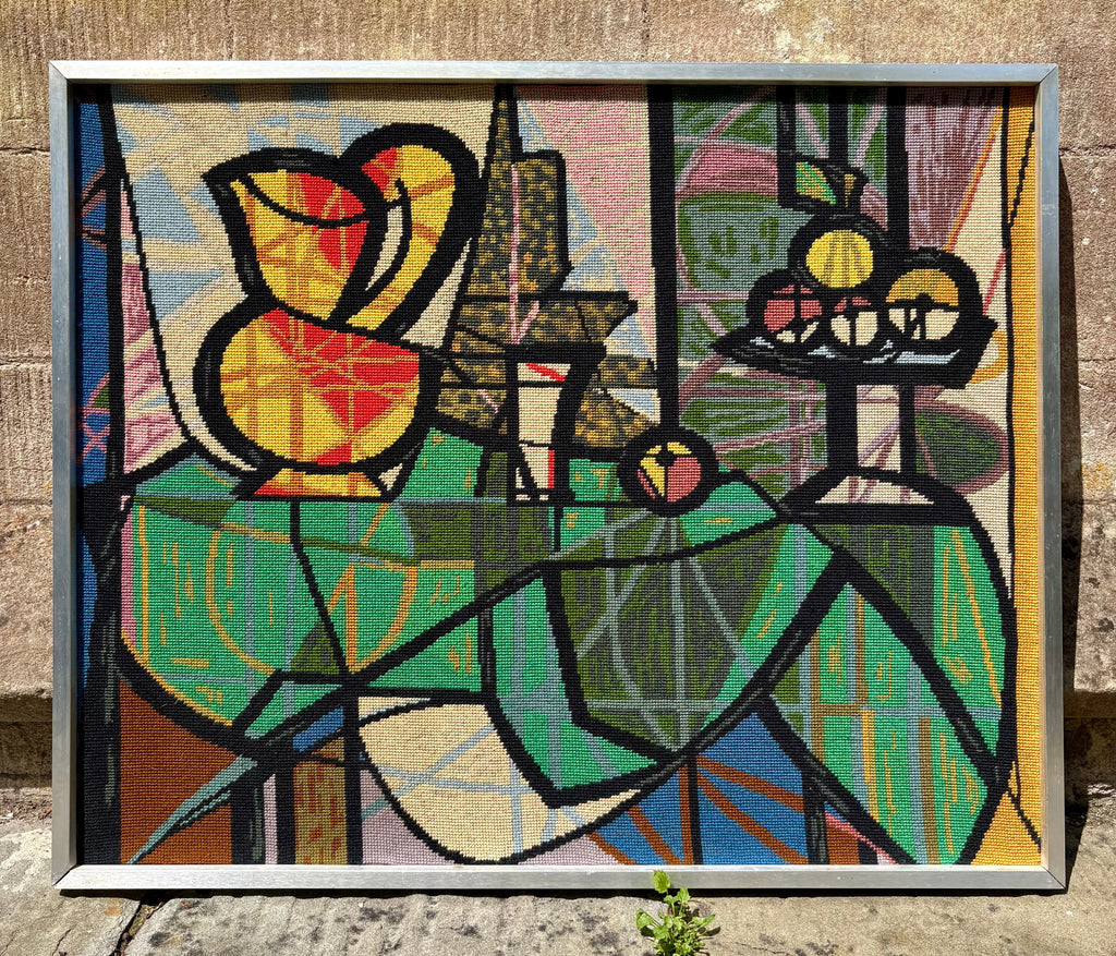 'Still Life with Jug' - 20th-Century Picasso designed Embroidery, Framed