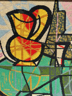 'Still Life with Jug' - 20th-Century Picasso designed Embroidery, Framed