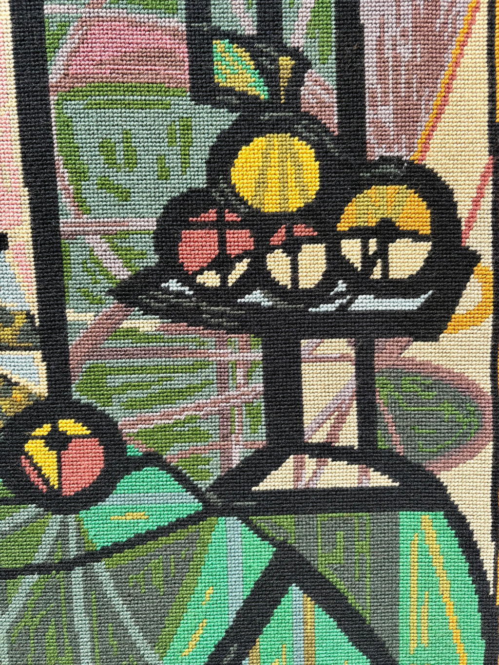 'Still Life with Jug' - 20th-Century Picasso designed Embroidery, Framed