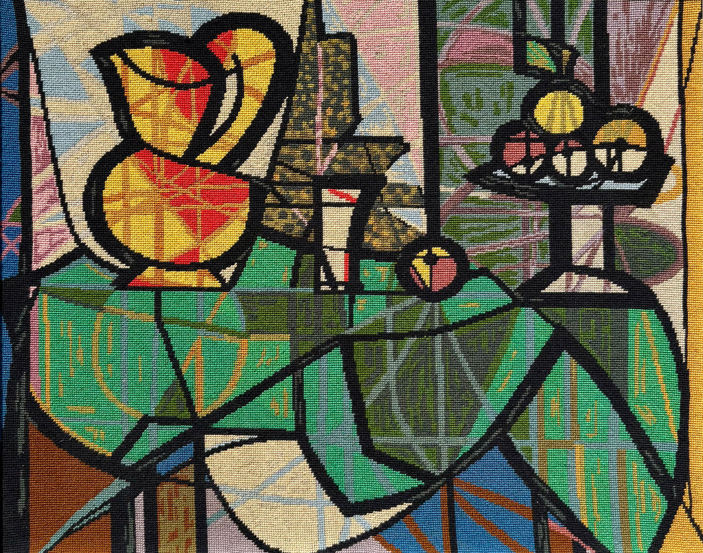 'Still Life with Jug' - 20th-Century Picasso designed Embroidery, Framed