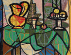 'Still Life with Jug' - 20th-Century Picasso designed Embroidery, Framed