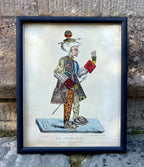 'The Antiquarian' - Humourous 19th Century Personification Print, Framed